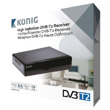 DVB-T2 FTA10 Full hd dvb-t2 ontvanger 1080p free to air (fta) Verpakking foto